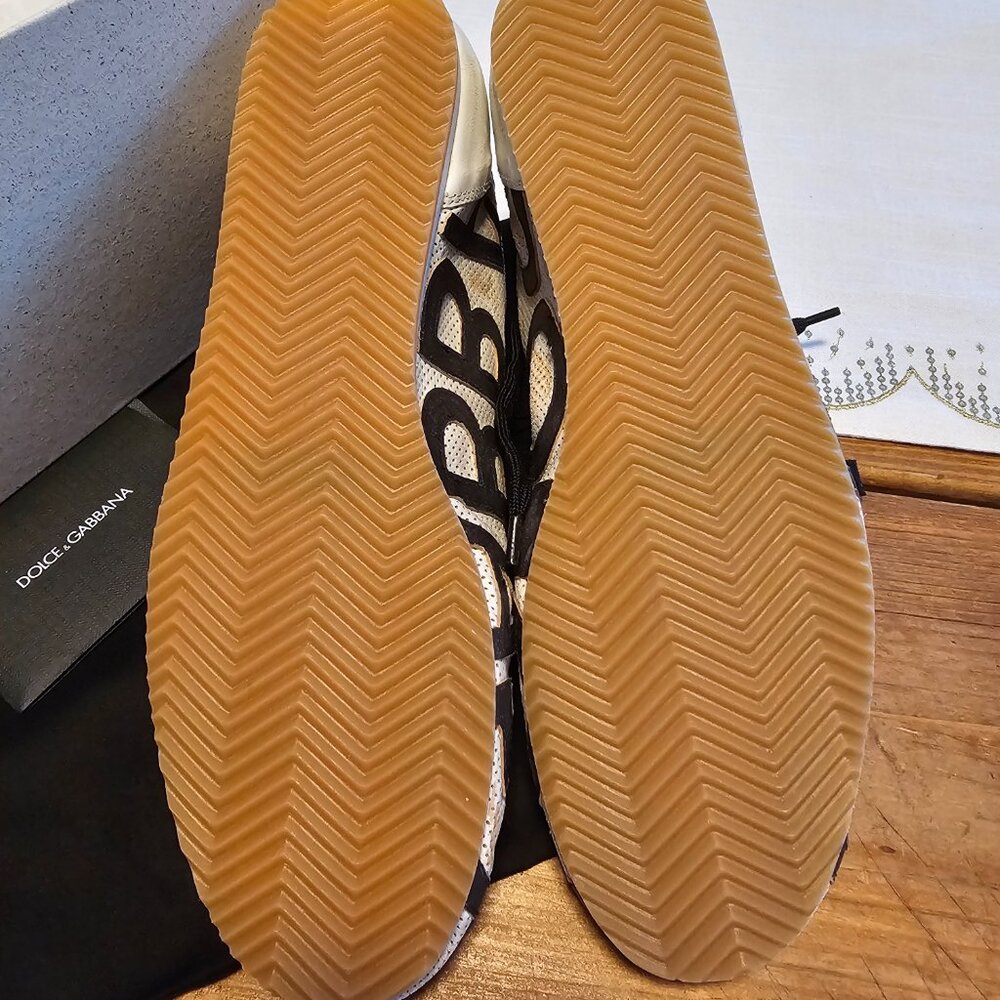 Dolce & Gabbana SNK Men's Leather Sneakers - Picture 5 of 9